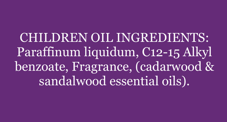 Children oil ingredients 